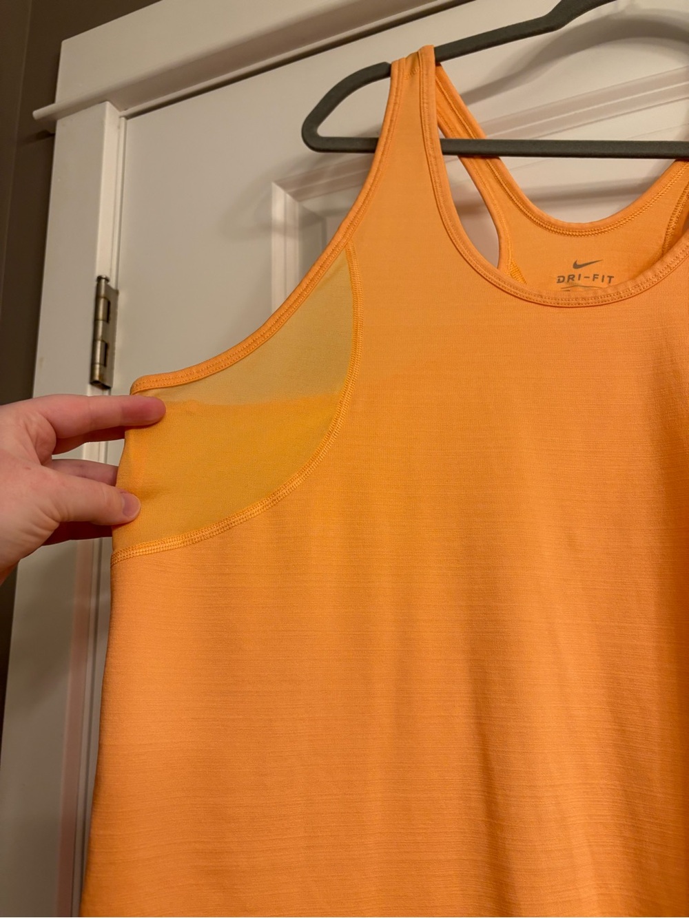 Nike Orange Racerback Performance Tank - Picture 3 of 8